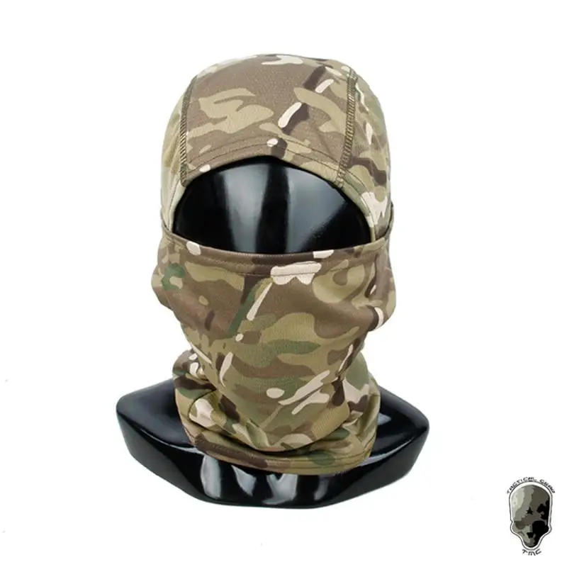 TMC CS Tactical Camouflage Face Guard Dust Proof Cover Balaclava Hat Outdoor Hunting Paintball | Hiking Scarves