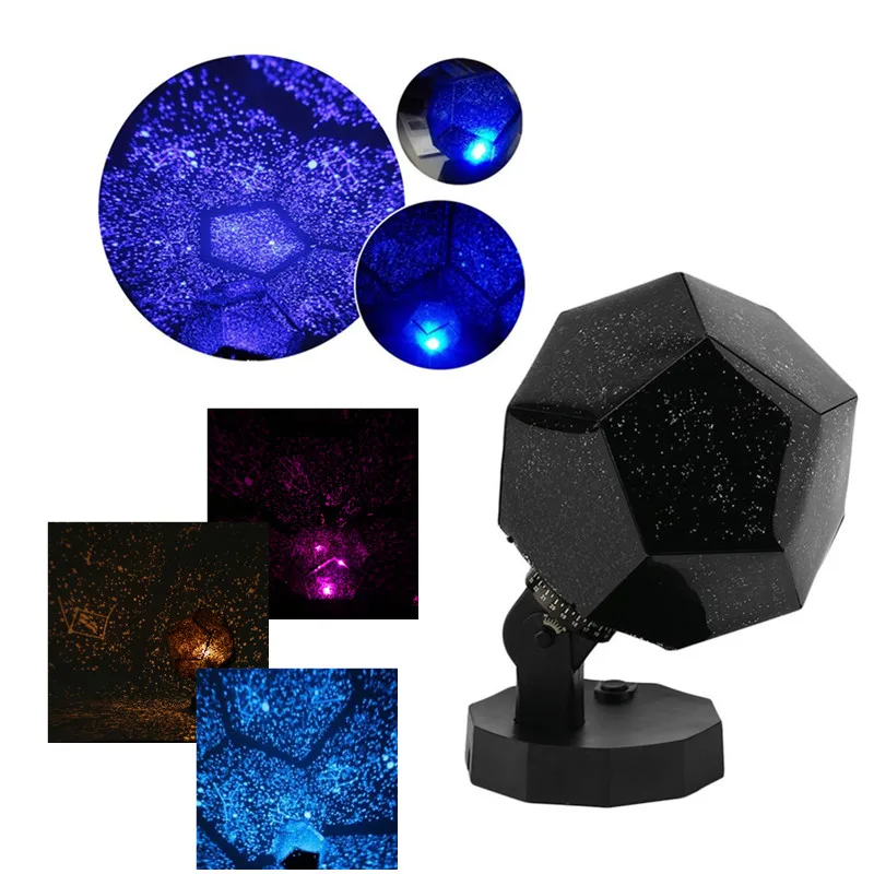 Ночник 3D Светодиодный проекционный светильник usb зарядка Небесный спальня