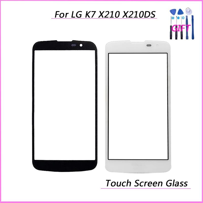 Внешнее Переднее стекло объектива для LG K7 X210 X210DS Сенсорная панель 5 0