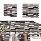 Современная 3D Наклейка на стену, самоклеящиеся фотообои, водонепроницаемые обои, домашняя наклейка сделай сам, противообрастающая кухонная Наклейка на стену