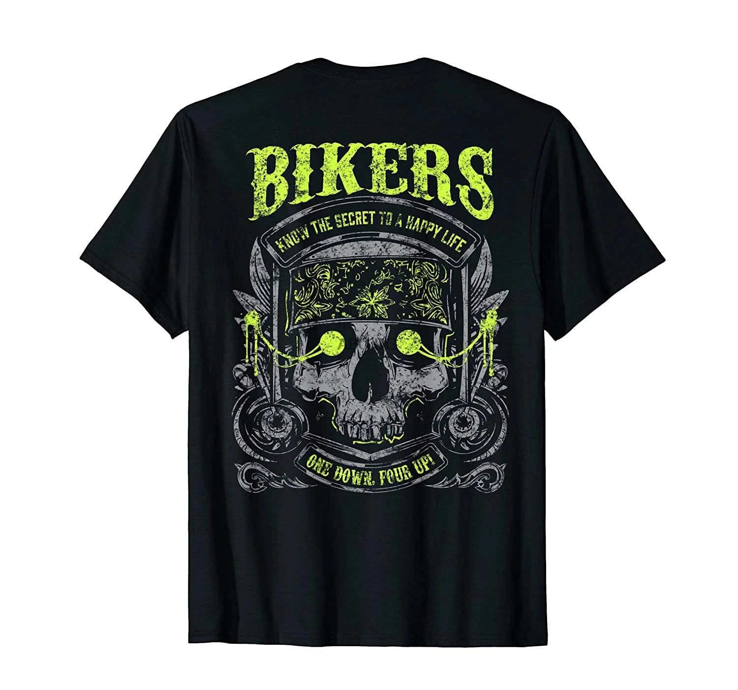 

Camiseta de motocicleta con calavera para motoristas