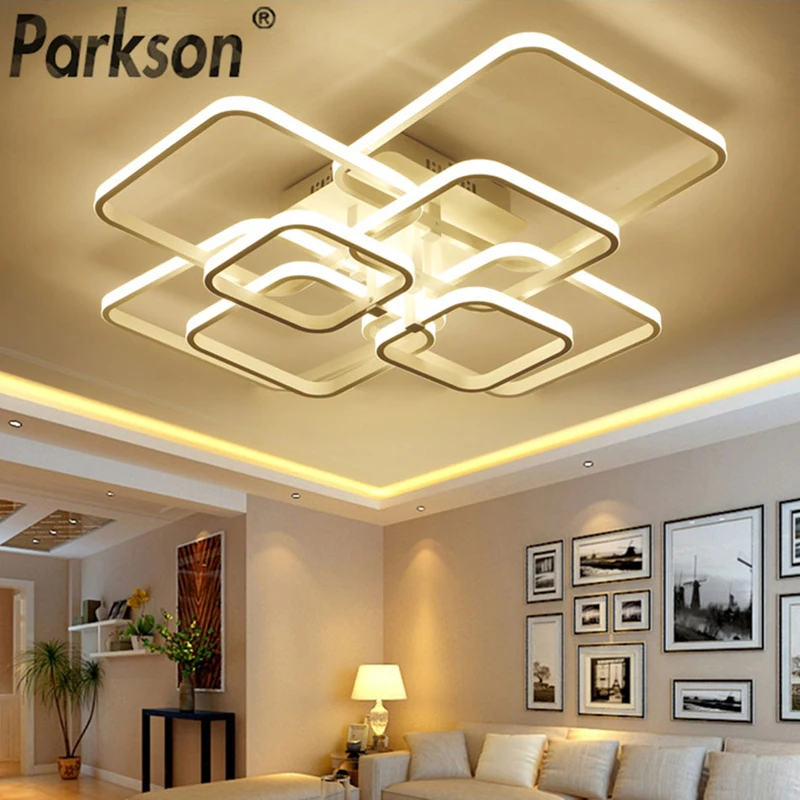 Осветительные приборы современные светодиодные потолочные лампы AC 90 260 В