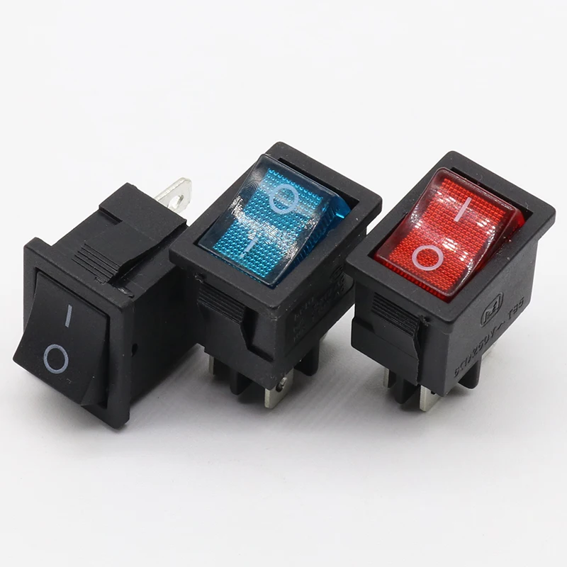 5 шт./лот 15*21 мм Светодиодная лампа SPST 4PIN вкл/выкл G121 кулисный переключатель лодки