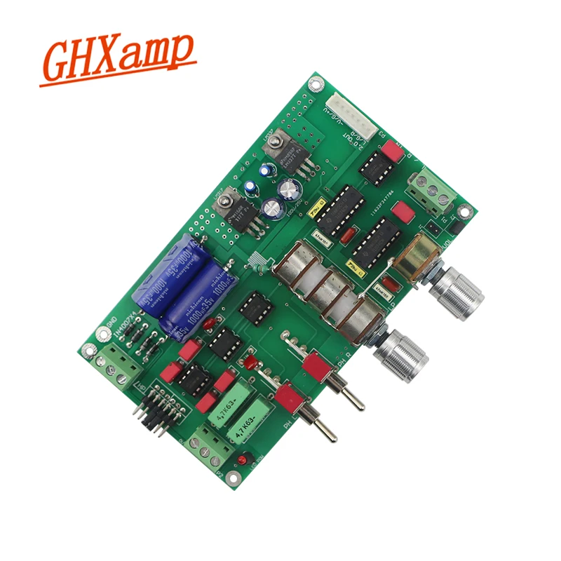 Ghxamp Hifi сабвуфер фильтр предусилителя тональная плата двойной способ левый и правый каналы независимый процесс для 8-15 дюймов сабвуферные колонки