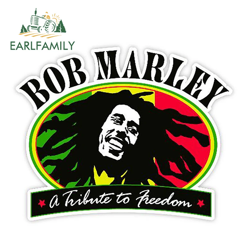 EARLFAMILY 13 см x 10 4 Боб Марли a Tribute to Freedom наклейки забавные на дверь окно автомобиля