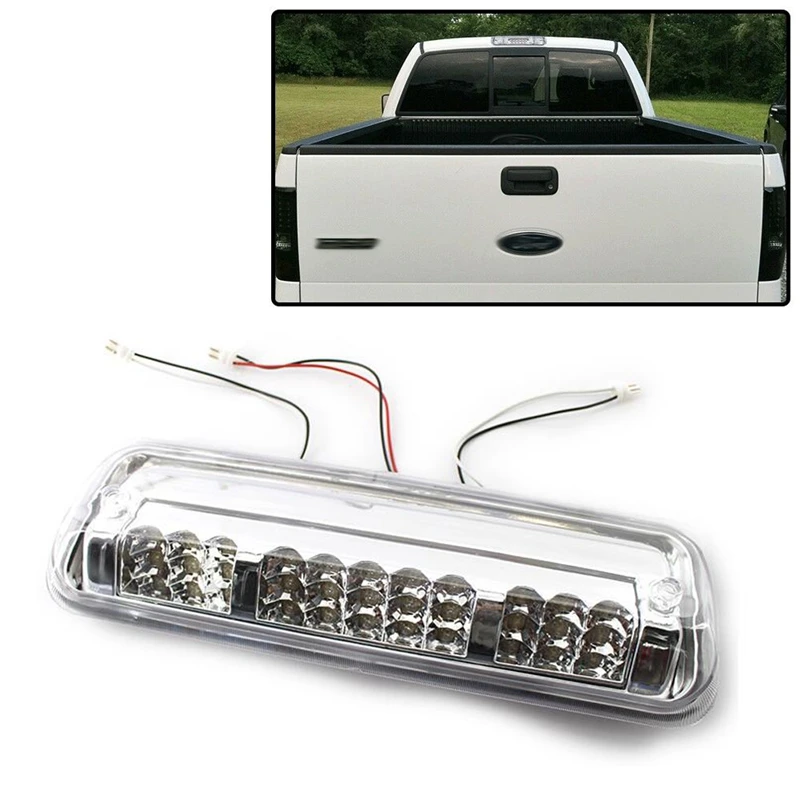 

LED Third Brake Light Cargo Lamp Clear Lens Taillight Brake Lamp Assembly for Ford F150 F-150 2004-2008 7L3Z-13A613-B