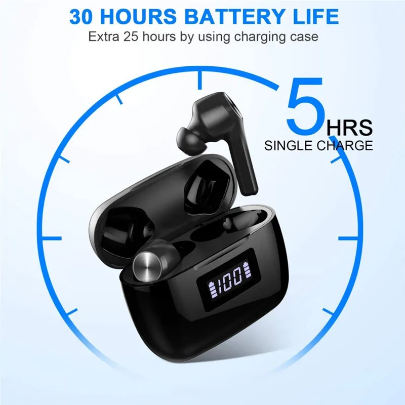 T9TWS Беспроводной наушники bluetooth 5 0 Водонепроницаемый Спорт стерео Hi-Fi