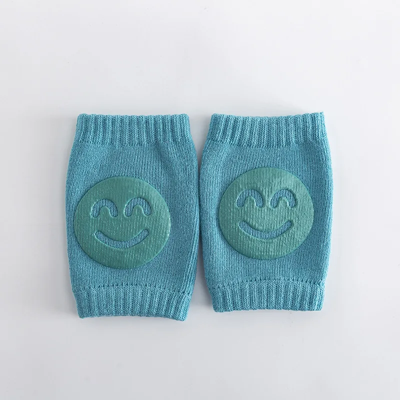 Rodilleras antideslizantes para ni&ntilde;os peque&ntilde;os, accesorios para beb&eacute;s, rodilleras con sonrisa, Protector de seguridad, calentador de piernas, novedad de 2020-5