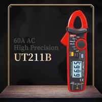 uni t ut211b 60a mini high precision clamp meter acdc true rms ammeter vfc frequency measurement ncv lcd backlight