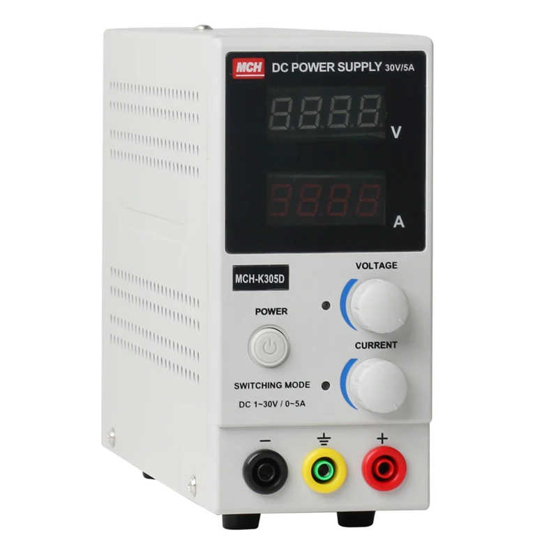 MCH 305D регулируется DC Питание 30V 5A 0 01 V/0.001A импульсный источник питания одиночный