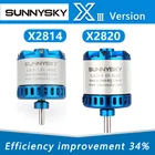 1 шт. SUNNYSKY X2814-III X2820-III я 570KV 860KV 900KV 1000KV 1200KV 1250KV 1400KV 3-4S бесщеточный двигатель для дрона с дистанционным управлением части