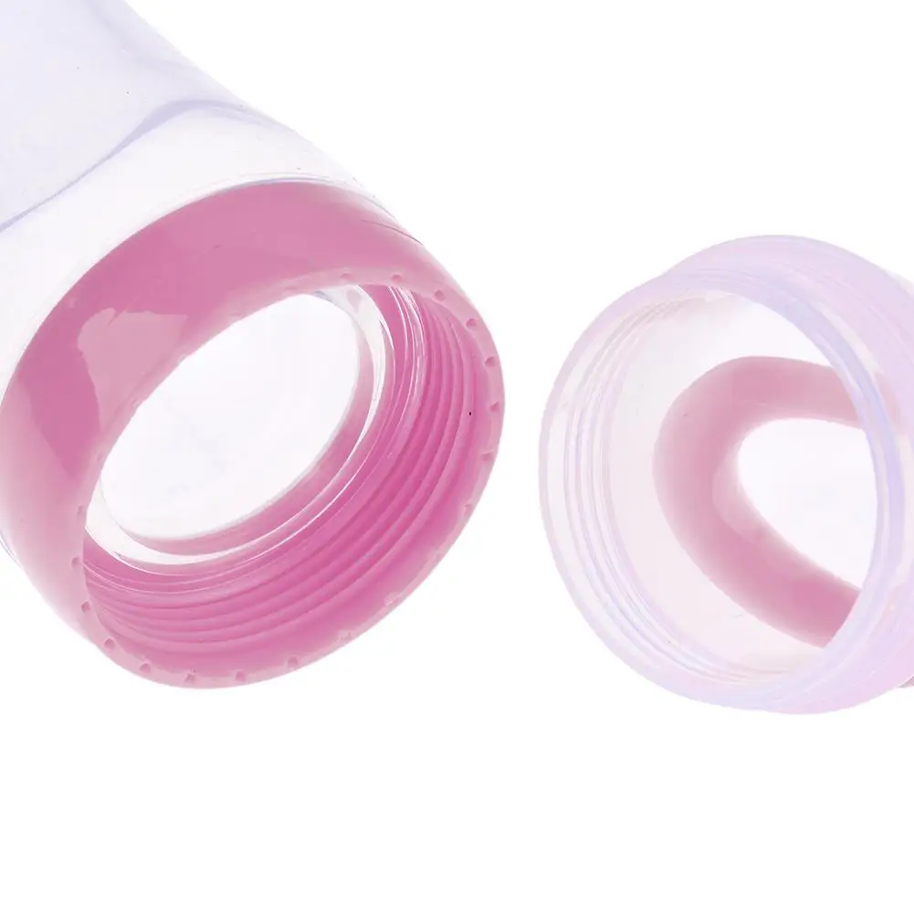 Cuchara exprimidora de entrenamiento para beb&eacute;, botella de alimentaci&oacute;n de silicona, suplemento de cereales infantil, 90ml-2