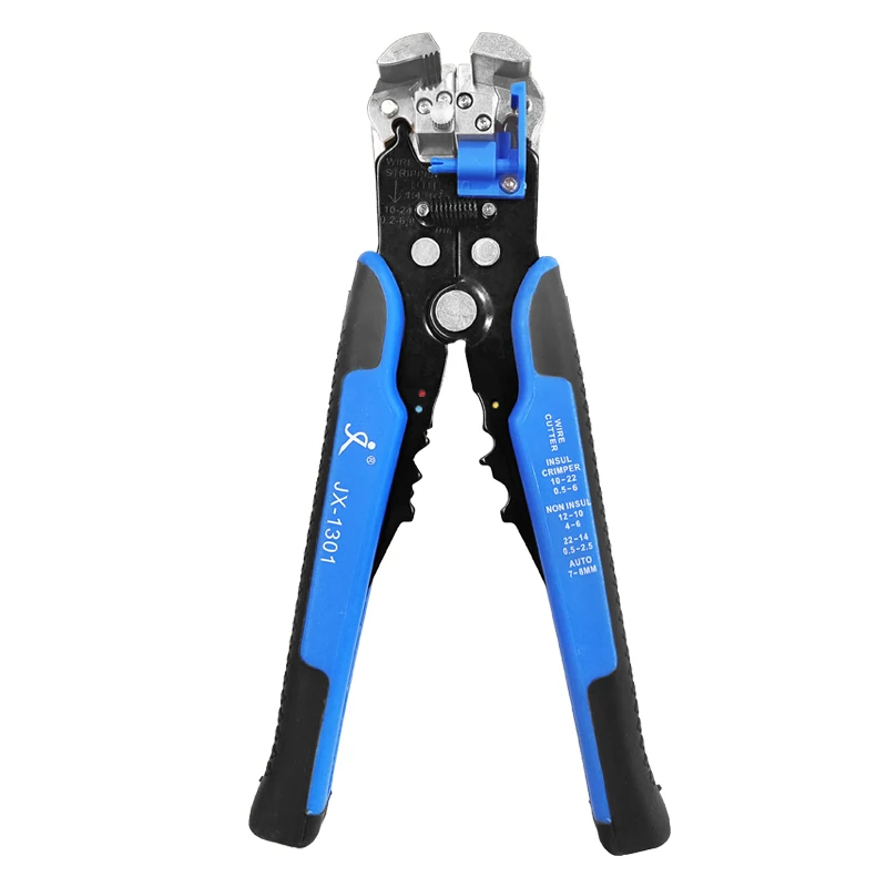 Темно-синий Wire Stripper, Self-Adjusting 8.4 Inch Cable Cutter Crimper, 3 in 1 Multi Pliers for Wire Stripping, Cutting, Crimping - Цвет: Темно-синий