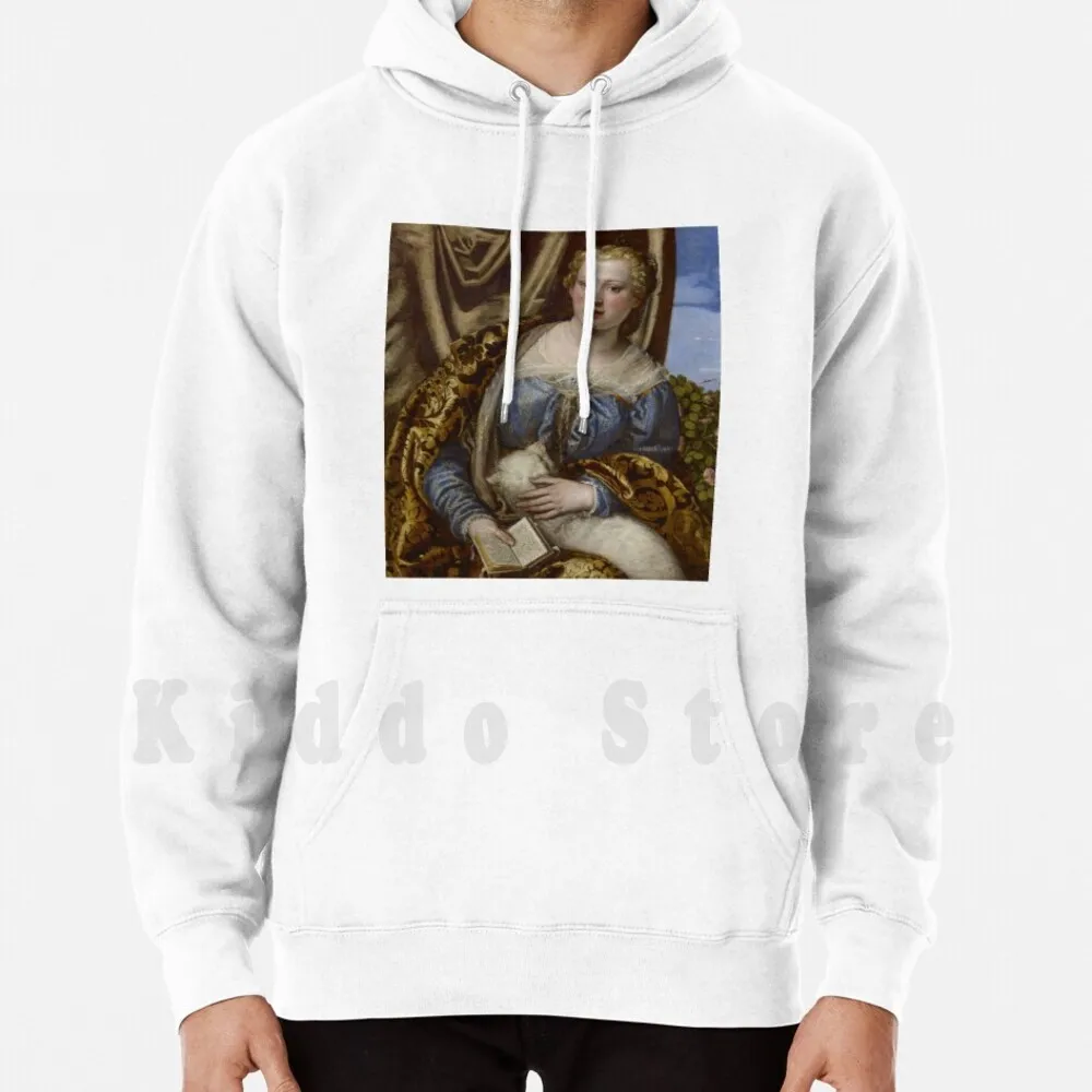 

Veronese ( Paolo Caliari ) " Portrait Of A Lady As Saint Agnes " Hoodies Long Sleeve Veronese Paolo Caliari
