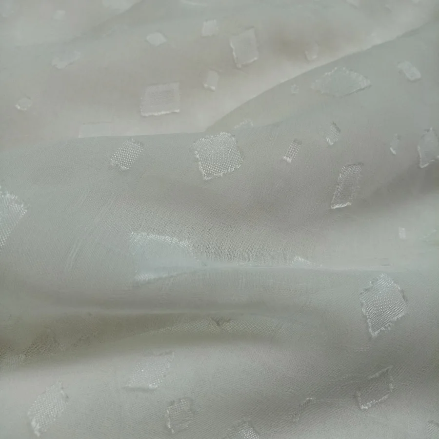 Швейцарская шифоновая ткань в горошек сделай сам мягкая дышащая для косплея