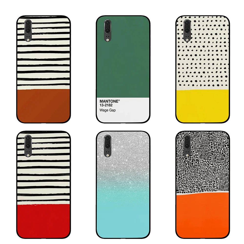 Aqua dots холст для huawei P30 P20 mate 10 20 Pro Lite Nova 3 4 3i чехлы для телефонов