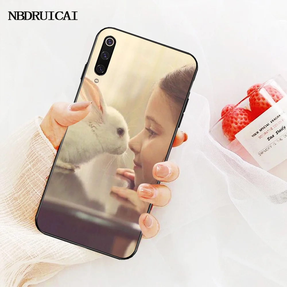 NBDRUICAI чехол для телефона с милыми белыми кроликами Redmi Note 8 8A 7 6 6A 5 5A 4 4X 4A Go Pro Plus