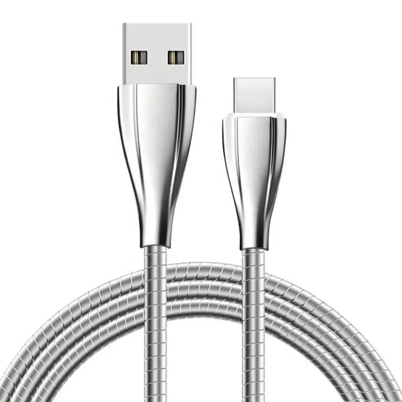 1M Zinc Alloy Metal l Charging Cable Strong Flexible Sync Data Micro USB Cable Type-C Lightning Fast Charge For Iphone 11
1M Zinc Alloy Metal l Charging Cable Strong Flexible Sync Data Micro USB Cable Type-C Lightning Fast Charge For Iphone 11