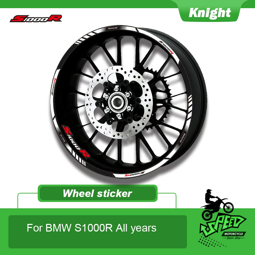 

For BMW S1000R S1000 R17“ inches high quality motorcycle wheel decals Reflective stickers rim stripes