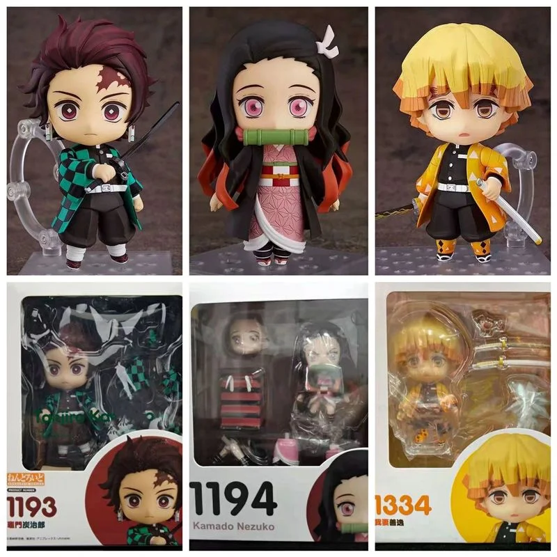 

Kimetsu No Yaiba Tanjirou Action Figure Q Ver. Anime Demon Slayer Figurine PVC Model Nezuko Collectible Toys Figures Gifts Doll