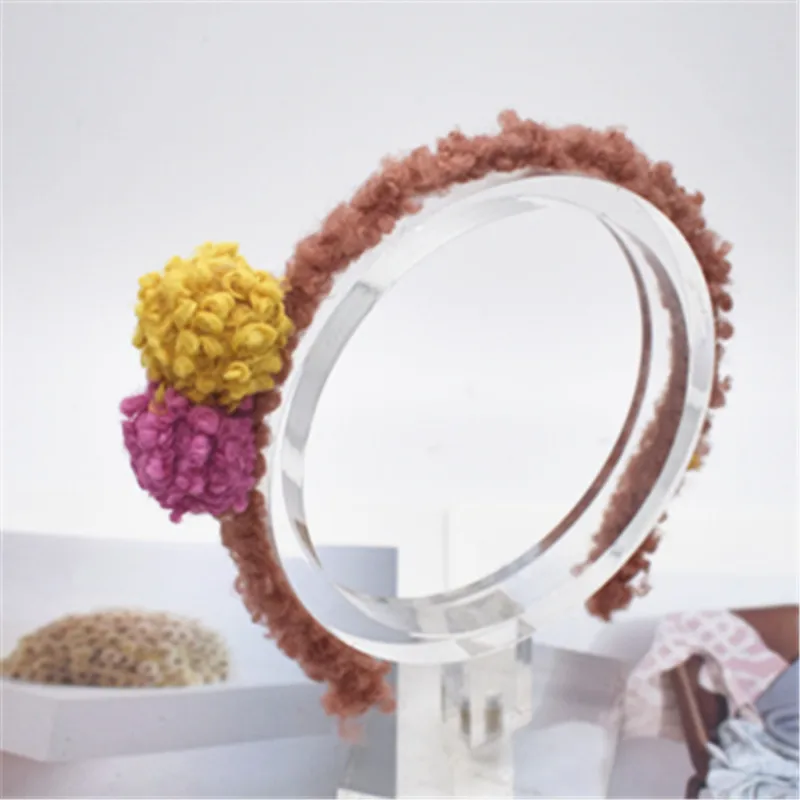 Детская милая повязка для волос нескользящая заколка в южнокорейском стиле