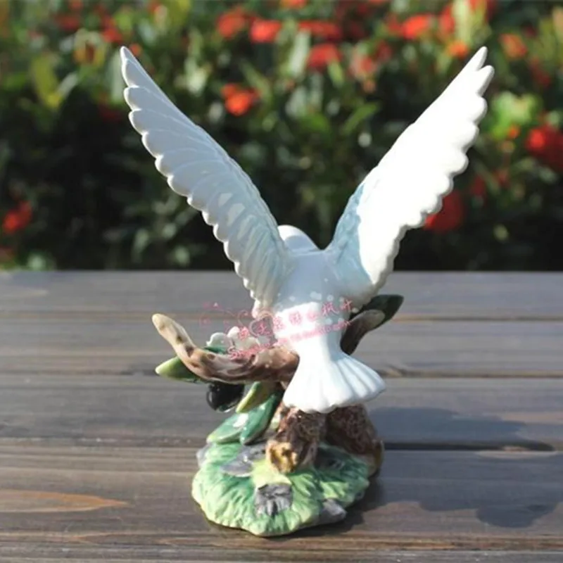 Керамический цветок фигурки птиц домашний декор мир голубь птица украшения