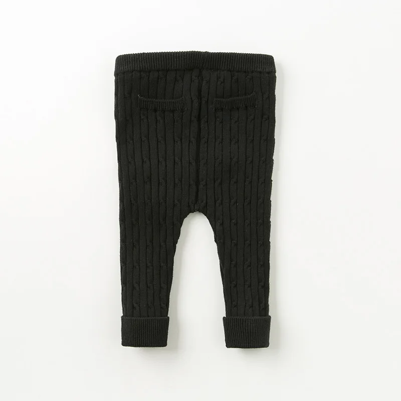 DBQ11700 dave bella/осенние однотонные штаны для маленьких девочек детские длинные