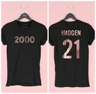Футболка для женщин на день рождения 21, футболка 2000, подарок на день рождения 21, топ 2000 в ретро стиле для нее y2k, женские рубашки