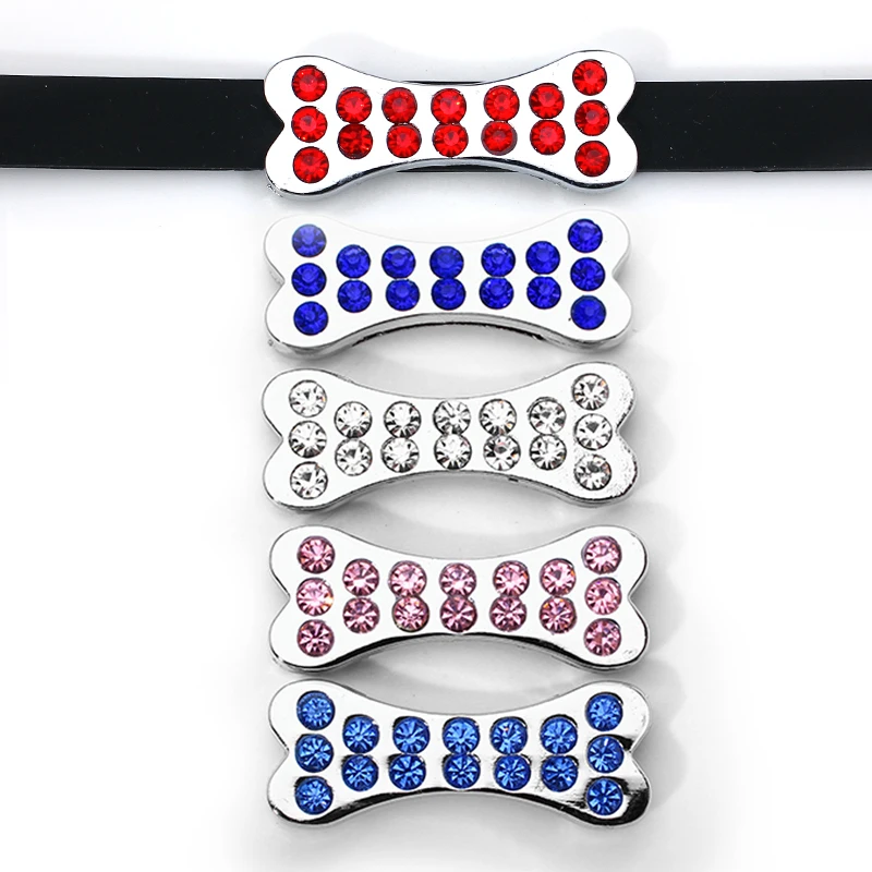 Слайдер шармы в подарок Прозрачный Стразы Собака 10 шт. внутренний диаметр мм