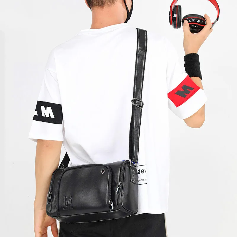 

Повседневная дизайнерская сумка из натуральной воловьей кожи для мужчин, модный мессенджер на плечо, ранец для дикой атмосферы