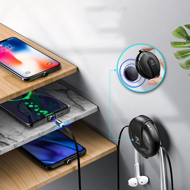 Магнитный кабель для IPhone samsung Micro USB для Xiaomi type C кабель для быстрой зарядки мобильного телефона Магнитный зарядный usb-кабель