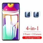 Гидрогелевая пленка 4 в 1 для samsung galaxy m62 +, закаленное стекло, пленка для объектива камеры sanxing galaxy m 62 62m
