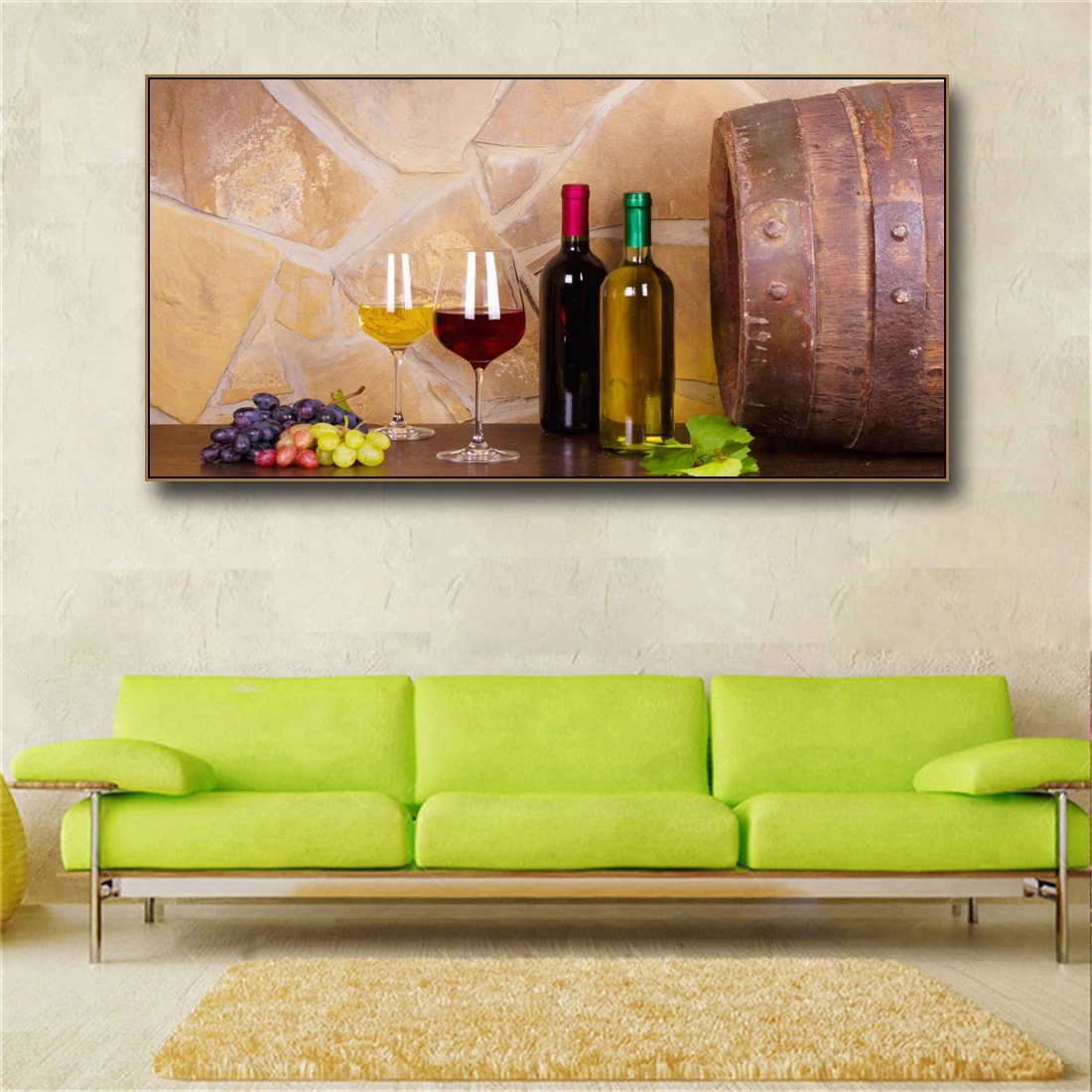 Laeacco картины на холсте с изображением бокала вина каллиграфический декор для