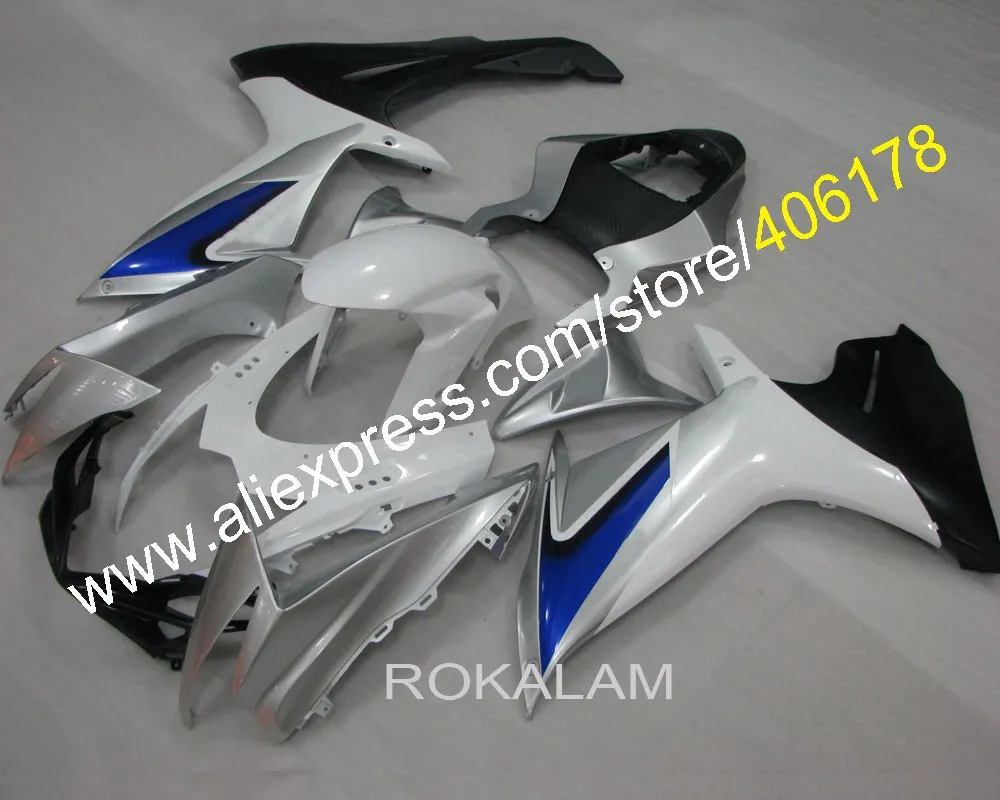 

K11 GSXR600 GSXR750 For Suzuki GSX-R600 750 2011 2012 2013 2014 2015 2016 2019 Blue White Fairing Kit (Injection Molding)