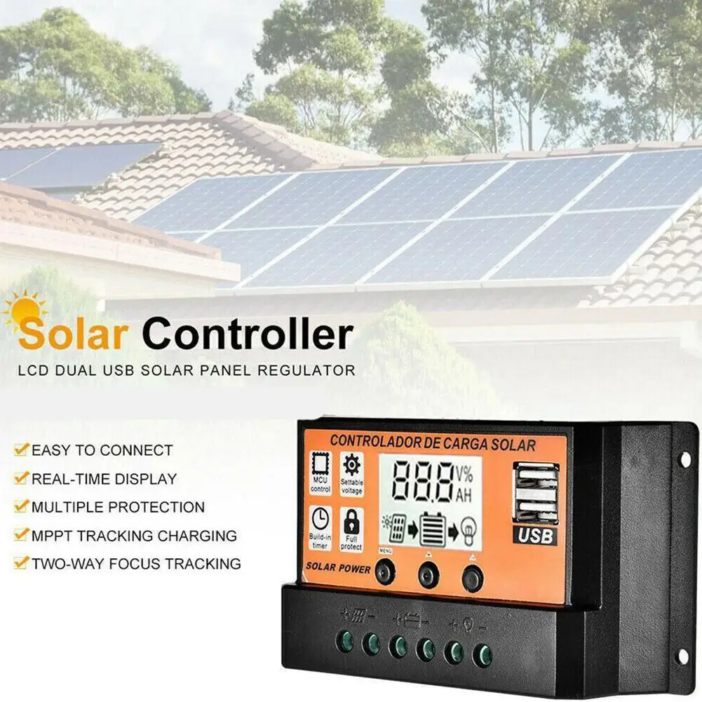 

Solar Controller Solar Panels Junction Box IP67 For Home 10A 100A 30A 70A 40A 80A 60A 20A 50A Solar Charge Management 90A C0O8