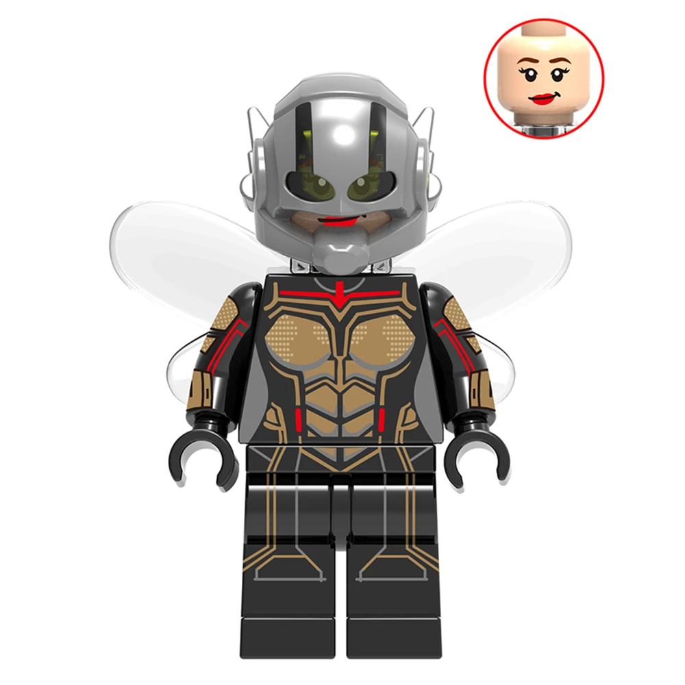 Одна распродажа сокол Сэм ант-Ман Джанет Ван Дин Супер Герои Мстители минифиг