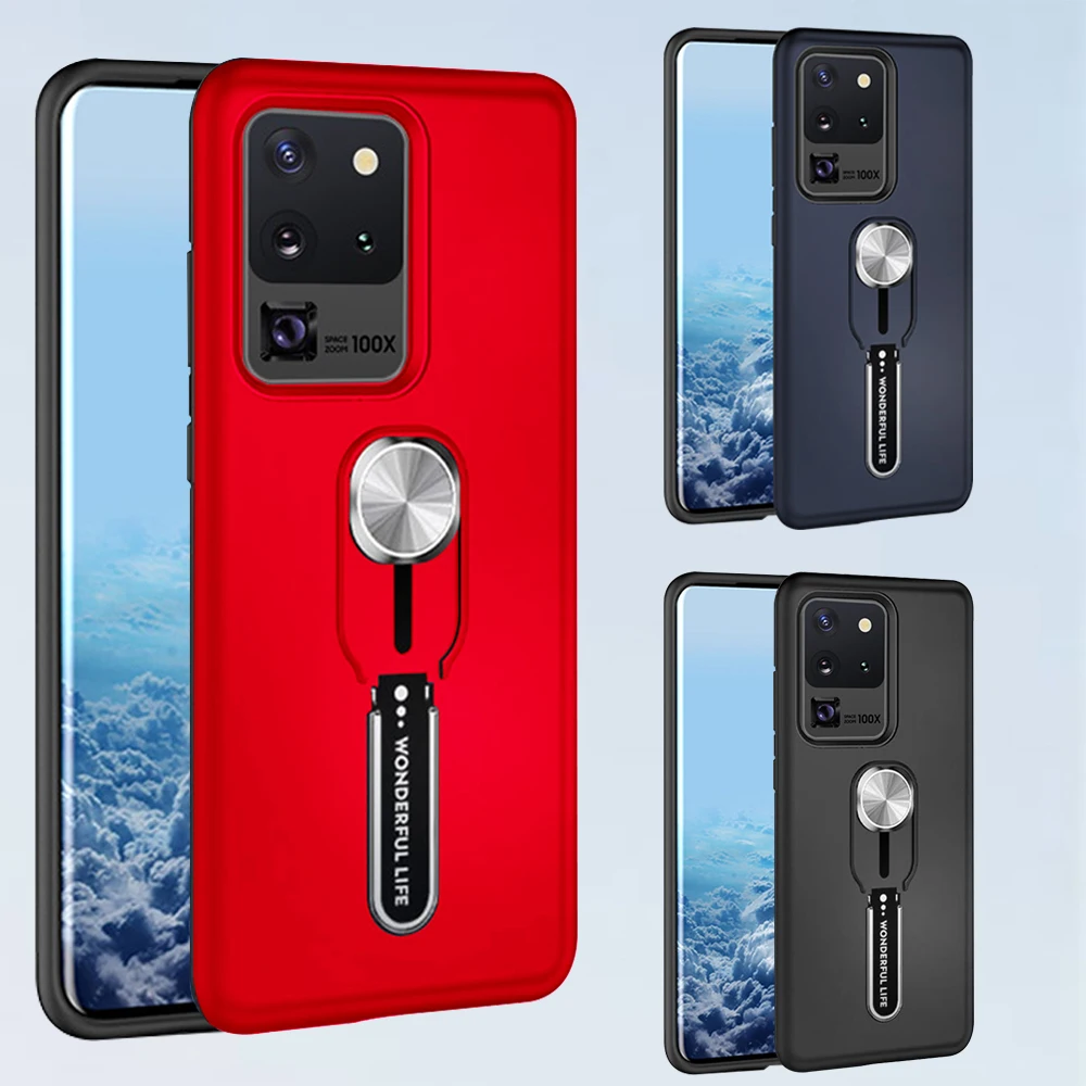 S20case s20 plus Чехол Ультра для samsung s20ultra s20plus чехол телефона galaxy s 20 20ultra 20s 5g s20phone kickstand