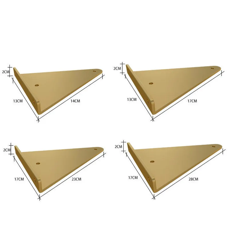 2 шт. Треугольный Кронштейн настенные полки прямоугольный фиксированный