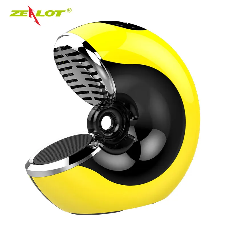 ZEALOT S33 беспроводной мини-динамик s 3D стерео портативный Улитка Bluetooth динамик сабвуфер Встроенный микрофон Поддержка TF карты