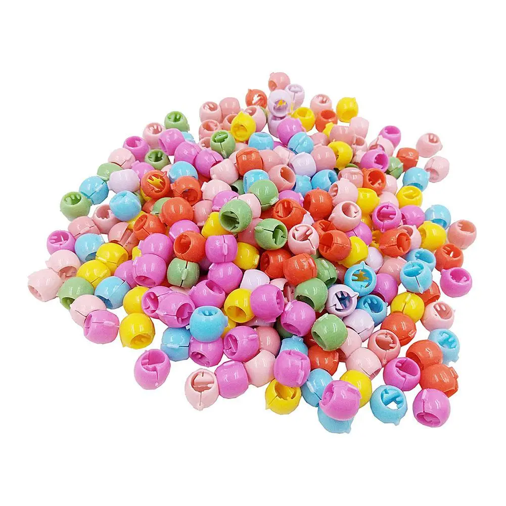 DishyKooker 100pcs/set Lovely Bean Shaped Mixed Color Mini Hair Clip Hairpin Accessories for Adult Children | Детская одежда и