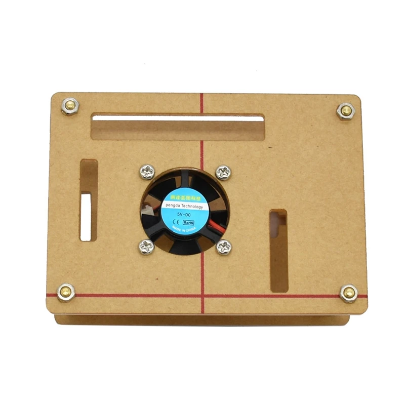 Raspberry Pi 4 Модель B акриловый чехол 4B Корпус Корпуса с теплоотводом охлаждающий