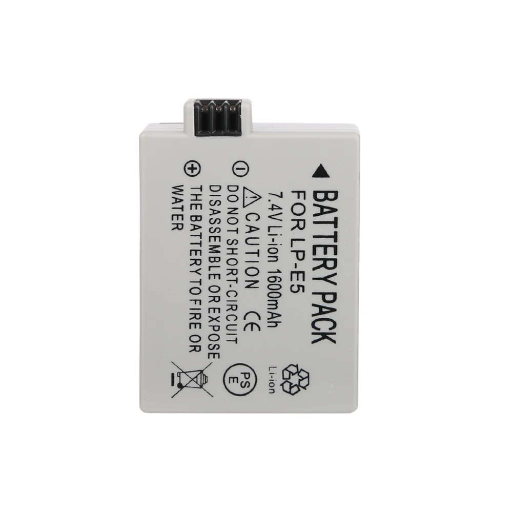 OHD оригинальный аккумулятор высокой емкости LP E5 LPE5 для Canon EOS Rebel XS T1i XSi 1000D 500D 450D