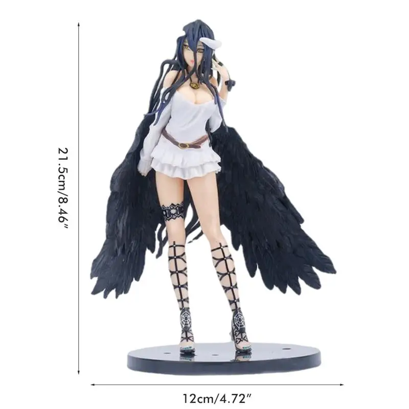 Фигурка аниме Overlord 21 см экшн-фигурка альбедо Декор мультяшная кукла из ПВХ