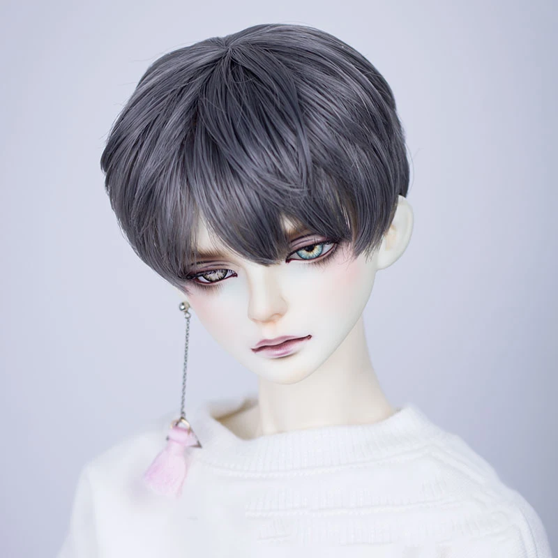 Волосы Allaosify 15 Clolors короткие прямые волосы парик для куклы 1/3 1/4 1/6 Bjd|Куклы| |