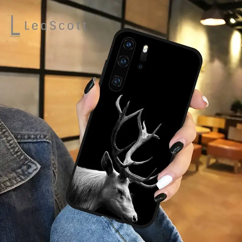 

animal elephant tiger deer Phone Case For Huawei honor Mate P 9 10 20 30 40 Pro 10i 7 8 a x Lite nova 5t