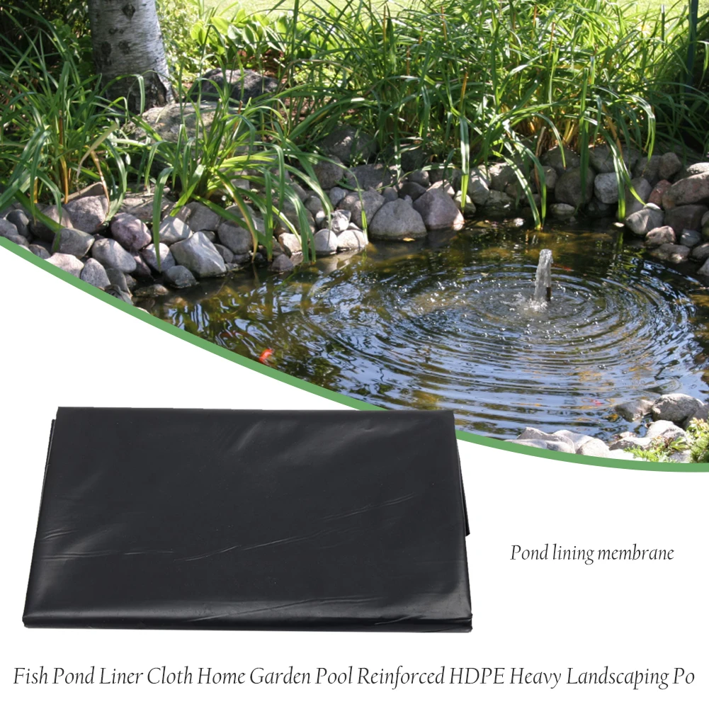 Черный гибкость рыбы противофильтрационная облицовка водоёма для сада бассейны