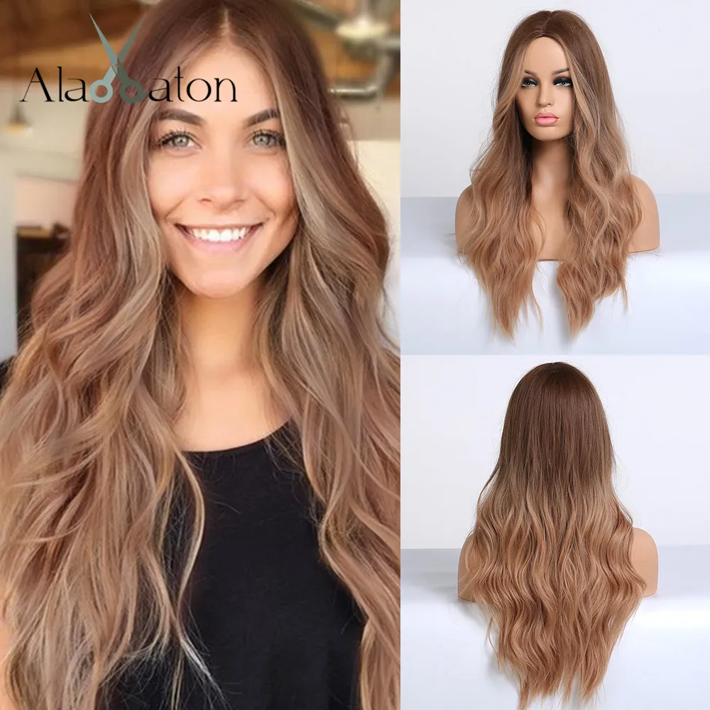 Алан EATON эффектом деграде (переход от темного к длинные коричневые красные