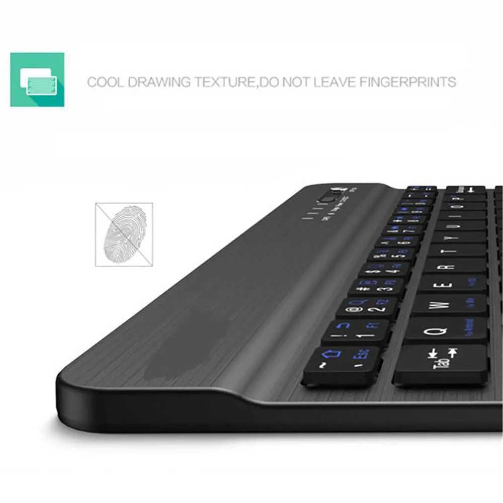 Беспроводная Bluetooth клавиатура для ноутбука Lenovo Miix 2/Phab/Tab 8/Tab E7/Tab E8/Tab 2/Tab 3/Tab