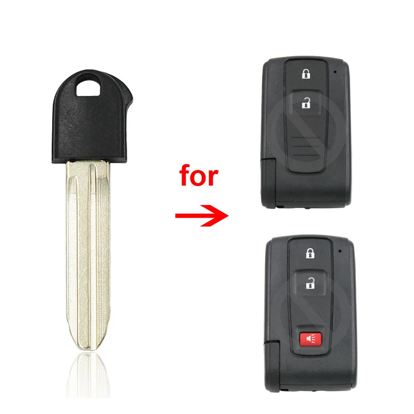 Умное маленькое пустое лезвие ключа тип TOY43 умный запасной ключ нережущее для Toyota