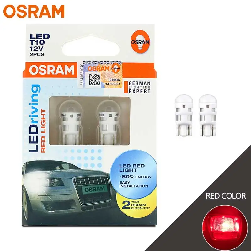 OSRAM СВЕТОДИОДНЫЙ 2880 T10 сигнальный светильник W5W 194 светодиодный riving Стандартный